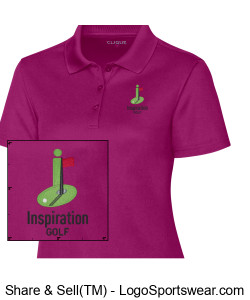 Clique Ladies Golf Shirt Design Zoom